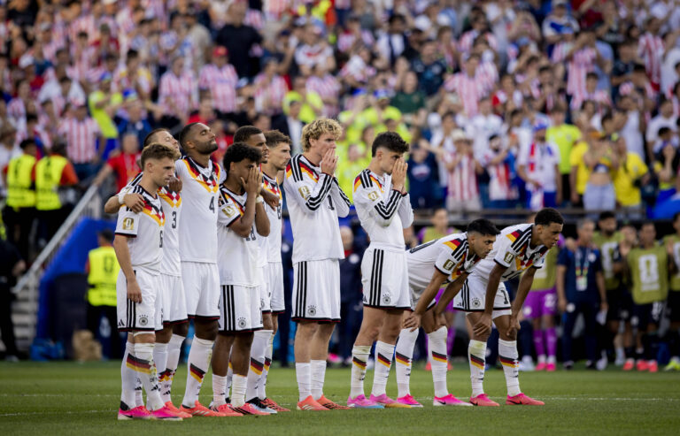 Boston, USA 29th Jun 2026. Joshua Kimmich GER, Waldemar Anton GER Jonathan Tah GER Nathaniel Brown GER Malick Thiaw GER Leon Goretzka GER Nick Woltemade GER Kai Havertz GER Nadiem Amiri GER Jamal Musiala GER Germany - Paraguay World Cup Deutschland - Paraguay 29.06.2026 *** Boston, USA, June 29, 2026 Joshua Kimmich GER, Waldemar Anton GER, Jonathan Tah GER, Nathaniel Brown GER, Malick Thiaw GER, Leon Goretzka GER, Nick Woltemade GER, Kai Havertz GER, Nadiem Amiri GER, Jamal Musiala GER, Germany vs. Paraguay, World Cup, Germany, Paraguay, June 29, 2026
2026.06.30 Foxborough
pilka nozna , mistrzostwa swiata , mundial 2026
Niemcy - Paragwaj
Foto IMAGO/PressFocus

!!! POLAND ONLY !!!