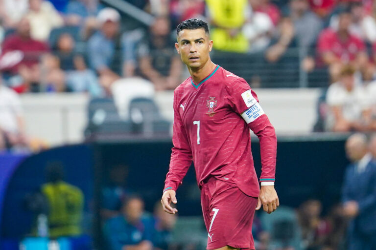 USA: Fussball FIFA World Cup, WM, Weltmeisterschaft, Fussball 2026, Achtelfinale - Spanien vs Portugal - AT&amp;T Stadium Dallas Stadium in Arlington: Cristiano Ronaldo Portugal 7 *** USA Soccer 2026 FIFA World Cup, Round of 16: Spain vs. Portugal at AT&amp;T Stadium in Dallas, Arlington Cristiano Ronaldo, Portugal 7 Copyright: xJOERANxSTEINSIEKx
2026.07.06 
pilka nozna Mistrzostwa Swiata 2026
Portugalia - Hiszpania
Foto IMAGO/PressFocus

!!! POLAND ONLY !!!