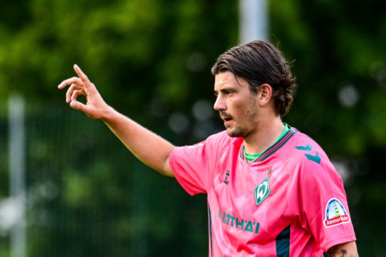 22.07.2026, AUT, Fußball, Herren, 1. Bundesliga, FSP, Saison 2026/2027, Zell am Ziller, SV Werder Bremen vs Fagiano Okayama Dawid Kownacki Werder Bremen, 21 Zell am Ziller Parkstadion Tirol Österreich *** July 22, 2026, Austria, Soccer, Men s, 1. Bundesliga, FSP, 20262027 Season, Zell am Ziller, SV Werder Bremen vs. Fagiano Okayama, Dawid Kownacki Werder Bremen, 21, Zell am Ziller Parkstadion, Tyrol, Austria Copyright: xNordphotox/xHafnerx
2026.07.22 Zell am Ziller
pilka nozna , sparing mecz towarzyski
Werder Brema - Fagiano Okayama
Foto IMAGO/PressFocus

!!! POLAND ONLY !!!