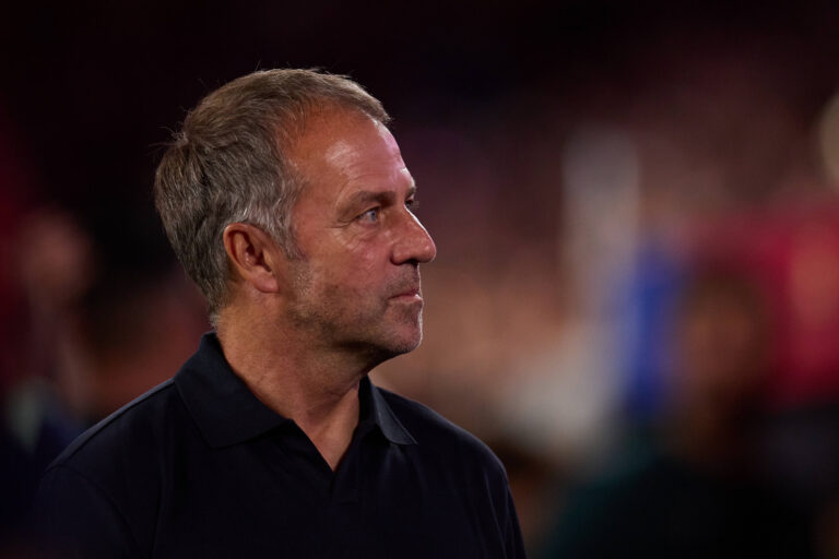 FC Barcelona, Barca v Athletic Club - LaLiga EA Sports Hansi Flick head coach of FC Barcelona looks on during the LaLiga EA Sports match between FC Barcelona and Athletic Club at Camp Nou on August 27, 2026, in Barcelona, Spain. Barcelona Camp Nou Catalunya Spain RL_FCBvATH_LALIGA_2K26_000014 Copyright: xRicardoxLarreinax
2026.08.27 Barcelona
pilka nozna , Liga hiszpanska
FC Barcelona - Athletic Bilbao
Foto IMAGO/PressFocus

!!! POLAND ONLY !!!