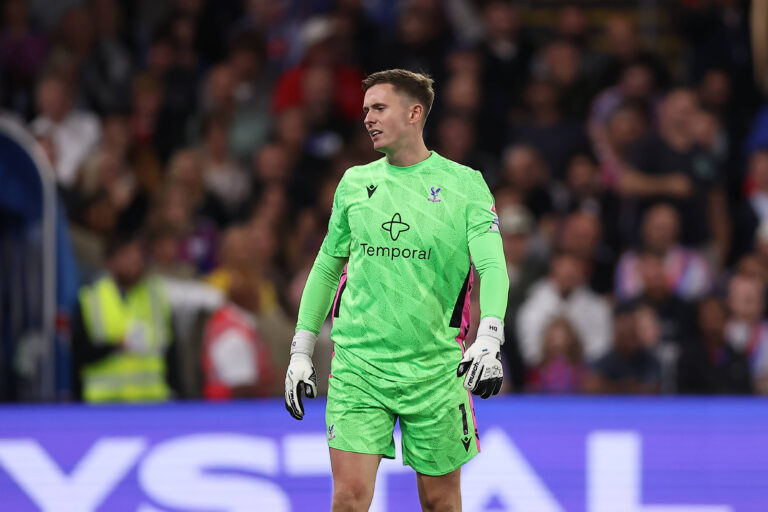 28th August 2026 Selhurst Park, Selhurst, London, England Premier League Football, Crystal Palace versus Manchester City An unhappy goalkeeper Dean Henderson of Crystal Palace after Rayan Cherki of Manchester City goal in the 59th minute for 1-3 KatiexChan
2026.08.28 Londyn
pilka nozna , liga angielska
Crystal Palace - Manchester City
Foto IMAGO/PressFocus

!!! POLAND ONLY !!!