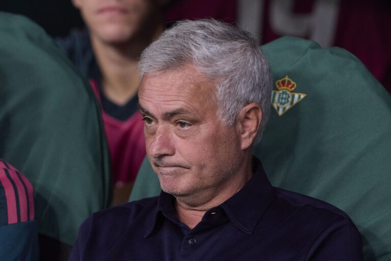 Coach Jose Mourinho (Real Madrid CF) looks on prior to the LaLiga EA SPORTS 2026/2027 match between Real Betis Balompie and Real Madrid CF
Final score: Real Betis Balompie 1-0 Real Madrid CF (Photo by Federico Titone / SOPA Images/Sipa USA)
2026.09.04 Sewilla
pilka nozna liga hiszpanska
Real Betis Sewilla - Real Madryt
Foto SOPA Images/SIPA USA/PressFocus

!!! POLAND ONLY !!!