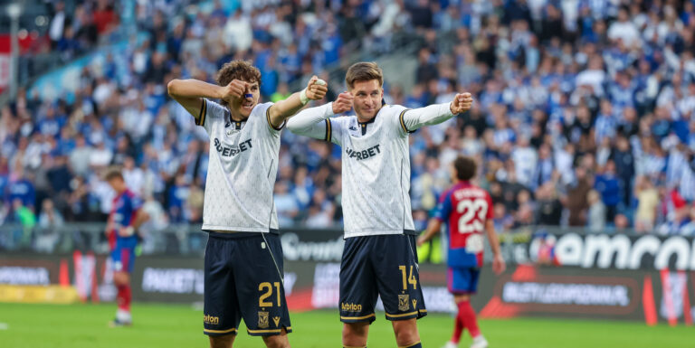 2026.09.06 Poznan
Pilka nozna Ekstraklasa sezon 2026/2027
Lech Poznan - Rakow Czestochowa
N/z Leo Bengtsson Pablo Rodriguez gol radosc bramka
Foto Pawel Jaskolka / PressFocus

2026.09.06 Poznan
Football Polish Ekstraklasa season 2026/2027
Lech Poznan - Rakow Czestochowa
Credit: Pawel Jaskolka / PressFocus