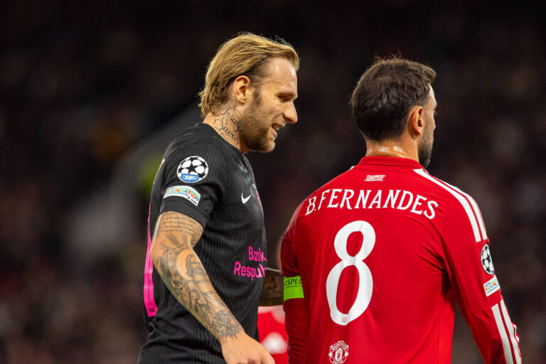 Tymoteusz Puchacz seen during UEFA Champions League 2026 2027 league phase game between teams of Manchester United, ManU and Sabah FC Ernest Kolodziej/Ball Raw Images Manchester Old Trafford England Copyright: xErnestxKolodziejx ernestkolodziej_manchester_sabah_2627_OL_2368
2026.09.10 Manchester
pilka nozna , liga Mistrzow
Manchester United - Sabah Baku
Foto IMAGO/PressFocus

!!! POLAND ONLY !!!