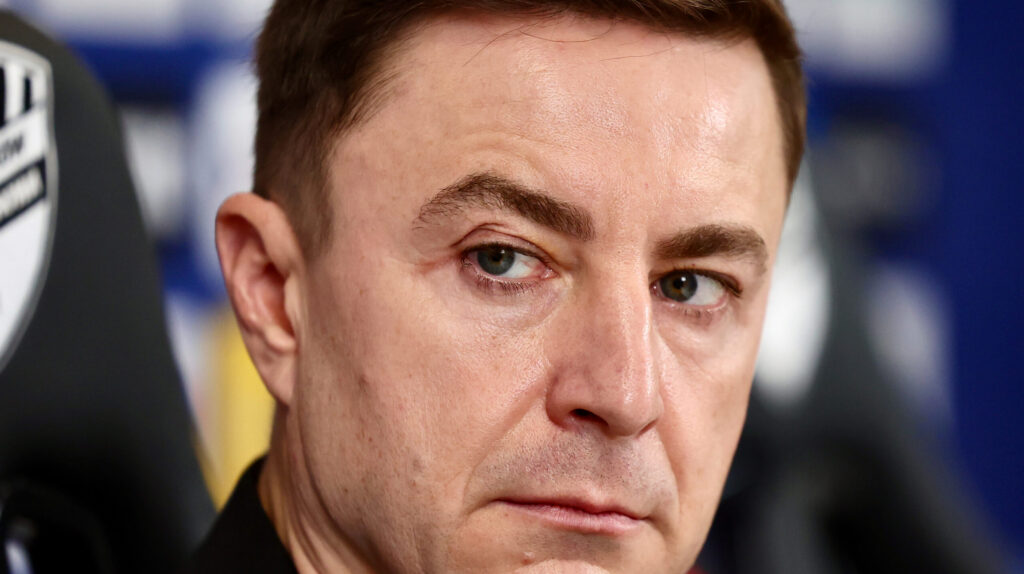 2026.09.10 Czestochowa 
Pilka nozna PKO Ekstraklasa 2026/2027
Konferencja prasowa przedstawiajaca nowego trenera Rakowa Czestochowa 
N/z Michal Swierczewski
Foto Grzegorz Misiak  / PressFocus

2026.09.10 Czestochowa 
Football Polish PKO Ekstraklasa Season 2026/2027
Press conference to introduce the new Rakow Czestochowa head coach
Michal Swierczewski


Credit: Grzegorz Misiak / PressFocus