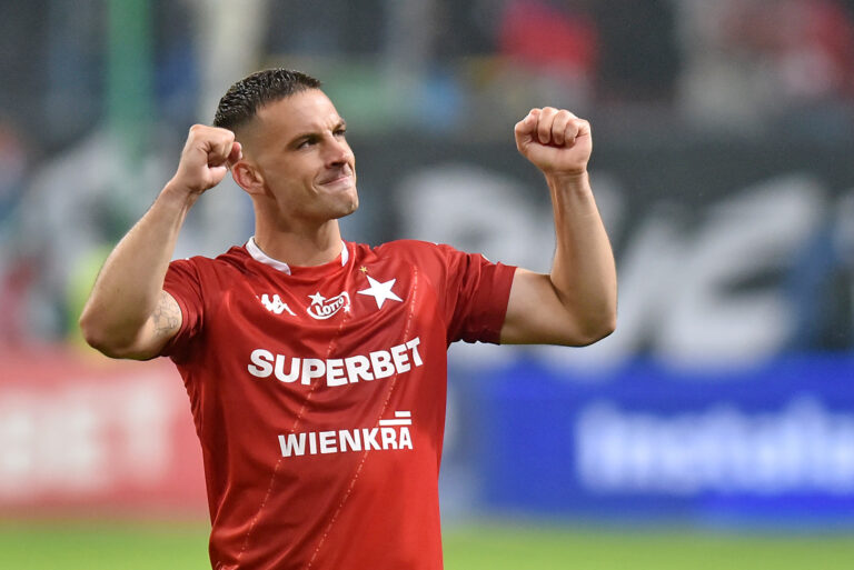 2026.09.11 Krakow
Pilka nozna , PKO BP Ekstraklasa sezon 2026/27
Wisla Krakow - Jagiellonia Bialystok
N/z Angel Rodado radosc po meczu
Foto Krzysztof Porebski / PressFocus

2026.09.11 Krakow
Football Polish top league , 2026/2027 season
Wisla Krakow - Jagiellonia Bialystok
Angel Rodado radosc po meczu
Credit: Krzysztof Porebski / PressFocus