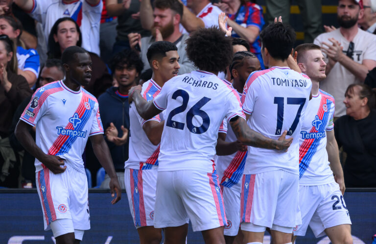 Jörgen Strand Larsen of Crystal Palace celebrates scoring his first goal and the team’s second against Ipswich Town during the Premier League match at Selhurst Park, London
12/09/2026
2026.09.12 Londyn
Pilka nozna liga angielska
Crystal Palace - Ipswich Town
Foto Graeme Wilcockson/Focus Images/MB Media/PressFocus

!!! POLAND ONLY !!!