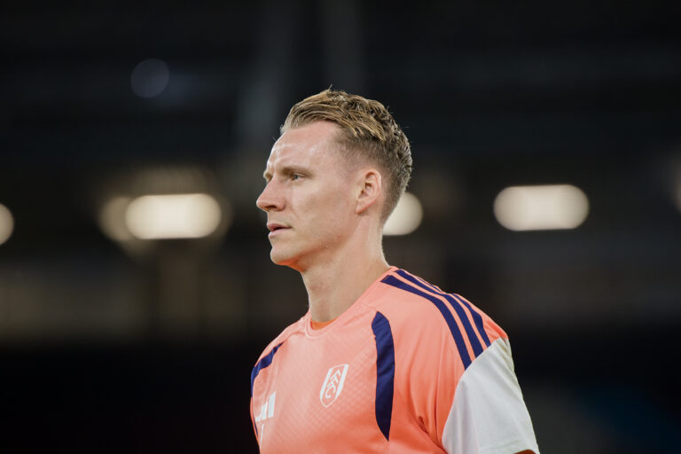 LONDON, ENGLAND - SEPTEMBER 15: Bernd Leno of Fulham warming up before the Carabao Cup Third Round match between West Ham United and Fulham at London Stadium on September 15, 2026 in London, England. (Photo by Pedro Porru/MB Media/Getty Images)
2026.09.15 Londyn
Pilka nozna Puchar Ligi Angielskiej
West Ham United - Fulham
Foto Pedro Porru/MB Media/PressFocus

!!! POLAND ONLY !!!