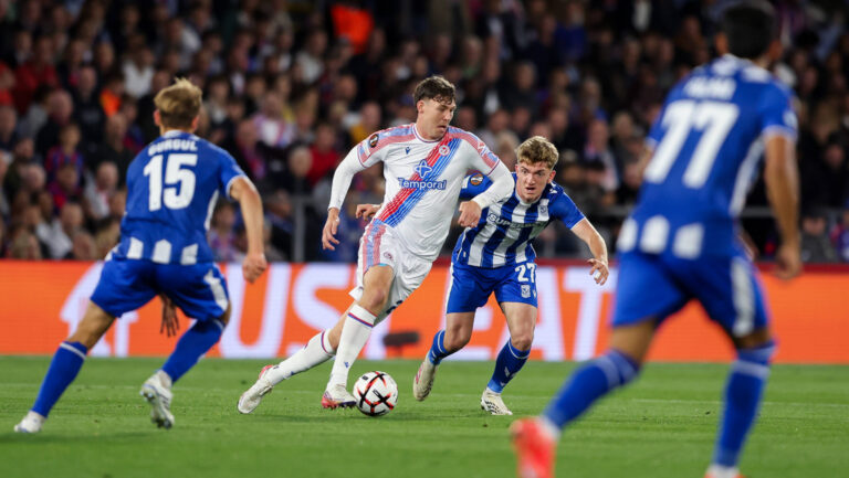 RECORD DATE NOT STATED 17th September 2026 Selhurst Park, London, England UEFA Europa League Football, Crystal Palace versus Lech Poznan Jorgen Strand Larsen of Crystal Palace on the ball HenningxVonxJagow
2026.09.17 Londyn
pilka nozna liga europy
Crystal Palace - Lech Poznan
Foto IMAGO/PressFocus

!!! POLAND ONLY !!!