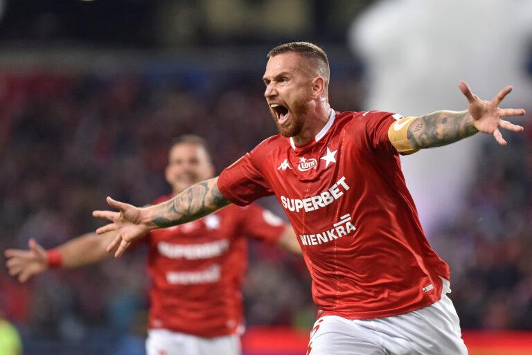 2026.09.18 Krakow
Pilka nozna , PKO BP Ekstraklasa sezon 2026/27
Wisla Krakow - Slask Wroclaw
N/z Angel Rodado, Alan Uryga, radosc po bramce na 2-1, gol, bramka
Foto Krzysztof Porebski / PressFocus

2026.09.18 Krakow
Football Polish top league , 2026/2027 season
Wisla Krakow - Slask Wroclaw
Angel Rodado, Alan Uryga, radosc po bramce na 2-1, gol, bramka
Credit: Krzysztof Porebski / PressFocus