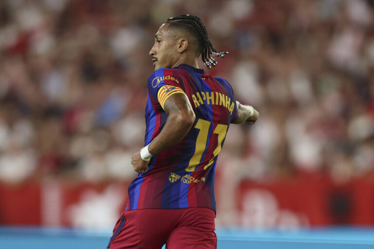 Raphinha Dias Belloli of FC Barcelona, Barca Copyright: xx AP_2627_SEV_BAR_013
2026.09.19 Sewilla
pilka nozna liga hiszpanska
Sevilla FC - FC Barcelona
Foto IMAGO/PressFocus

!!! POLAND ONLY !!!