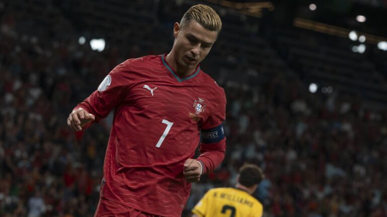 RECORD DATE NOT STATED Portugal - Lisbon - Wales - League of Nations Lisbon Portugal, 24/09/2026 - Cristiano Ronaldo, during the Portugal vs Wales match, 1st round of the Nations League, played at the Alvalade stadium, Lisbon/Portugal Lisbon portugal Copyright: xJoaquimxGalantex
2026.09.25 Lizbona
pilka nozna Liga Narodow UEFA
Portugalia - Walia

Foto IMAGO/PressFocus

!!! POLAND ONLY !!!