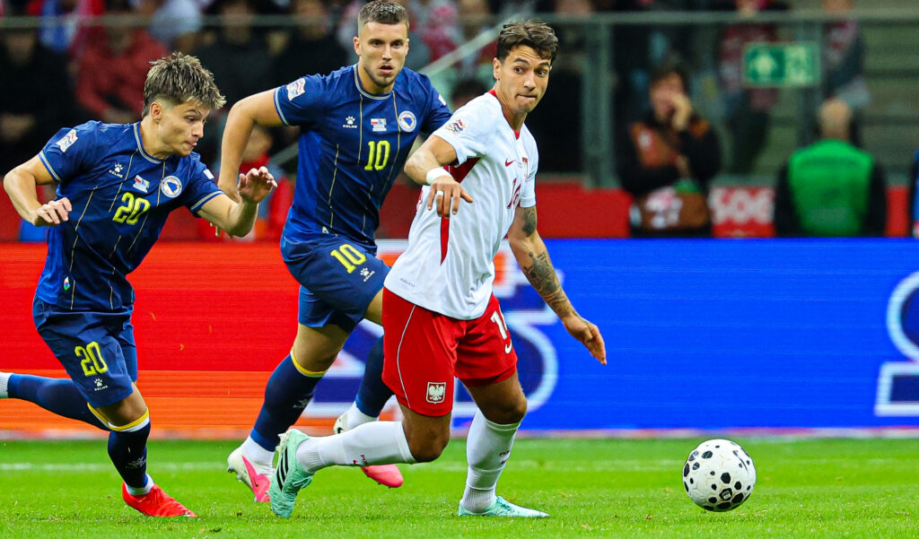 2026.09.25 Warszawa
pilka nozna UEFA Liga Narodow
Polska - Bosnia i Hercegowina
N/z Jakub Kiwior
Foto Pawel Andrachiewicz / PressFocus

2026.09.25 Warsaw
Football - UEFA Nations League
Poland - Bosnia and Herzegovina
Jakub Kiwior
Credit: Pawel Andrachiewicz / PressFocus