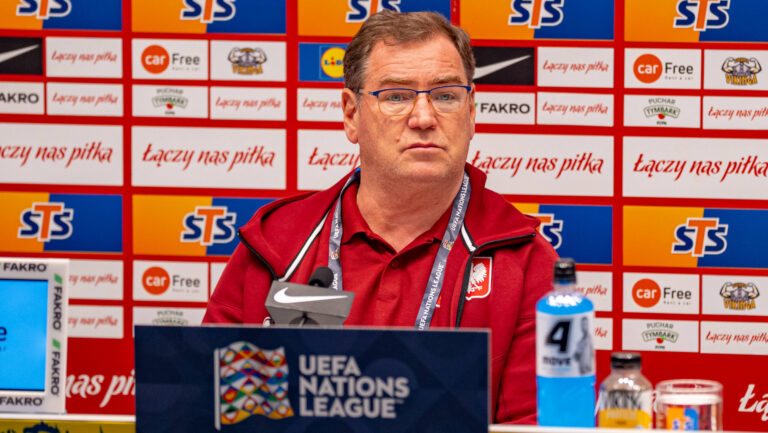 Jan Urban seen during Official press conference, PK, Pressekonferenz PK, Pressekonferenz and training of Poland National football team before Nations League MD 2 game against Sweden Kazimierz Koper/Ball Raw Images Solna Strawberry Arena Sweden Copyright: xKazimierzxKoperx KAZ_SEvPOL_MD1-41
2026.09.27 Solna
pilka nozna , Liga Narodow UEFA
Przygotowania do meczu Szwecja - Polska
Foto IMAGO/PressFocus

!!! POLAND ONLY !!!