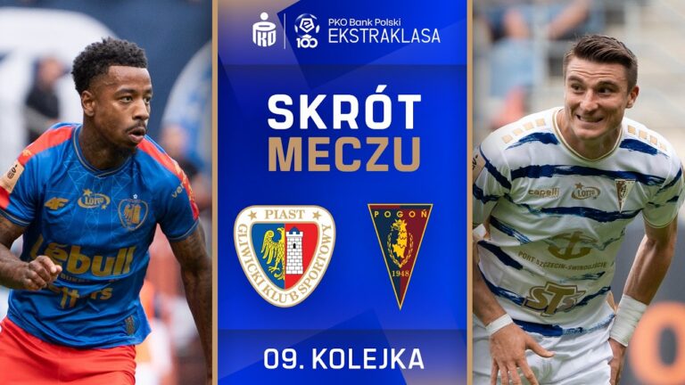 SKRÓT MECZU: Piast Gliwice 1:2 Pogoń Szczecin