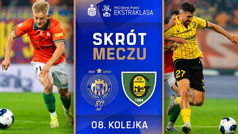 SKRÓT MECZU: Zagłębie Lubin 2:1 GKS Katowice