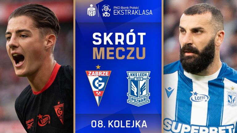 SKRÓT MECZU: Górnik Zabrze 2:1 Lech Poznań