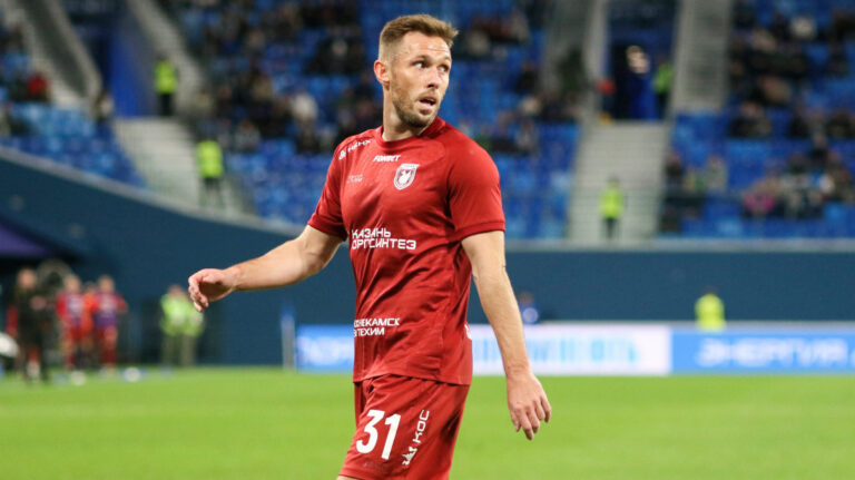 Maciej Rybus (31) of Rubin seen during the Russian Premier League football match between Zenit Saint Petersburg and Rubin Kazan at Gazprom Arena. Final score; Zenit 0:2 Rubin. (Photo by Maksim Konstantinov / SOPA Images/Sipa USA)
2024.04.24 Saint Petersburg
pilka nozna liga rosyjska
Zenit Saint Petersburg - Rubin Kazan
Foto SOPA Images/SIPA USA/PressFocus

!!! POLAND ONLY !!!