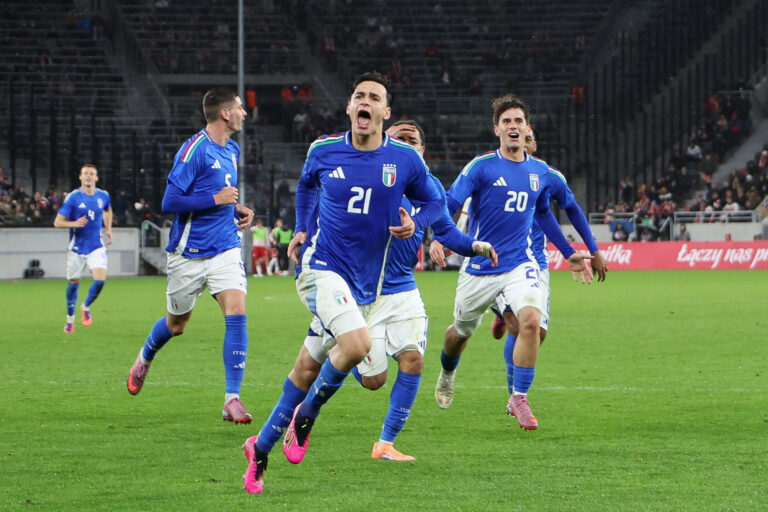 2025.11.14 Szczecin
pilka nozna Reprezentacja Polski U21 Eliminacje Mistrzostw Europy U-21 2027 Sezon 2025/2026
Polska - Wlochy
N/z bramka gol Niccolo Pisilli radosc gol bramka
Foto Szymon Gorski / PressFocus

2025.11.14 Szczecin
Football Polish National Team U21 UEFA EURO 2027 Qualifying Season 2025/2026 Poland - Italy
Polska - Wlochy
bramka gol Niccolo Pisilli radosc gol bramka
Credit: Szymon Gorski / PressFocus
