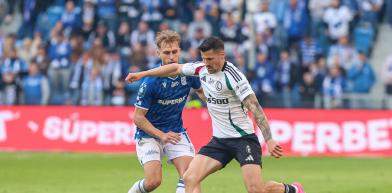 2026.04.26 Poznan
Pilka nozna Ekstraklasa sezon 2025/2026
Lech Poznan - Legia Warszawa
N/z Pawel Wszolek Michal Gurgul
Foto Pawel Jaskolka / PressFocus

2026.04.26 Poznan
Football Polish Ekstraklasa season 2025/2026
Lech Poznan - Legia Warszawa
Credit: Pawel Jaskolka / PressFocus