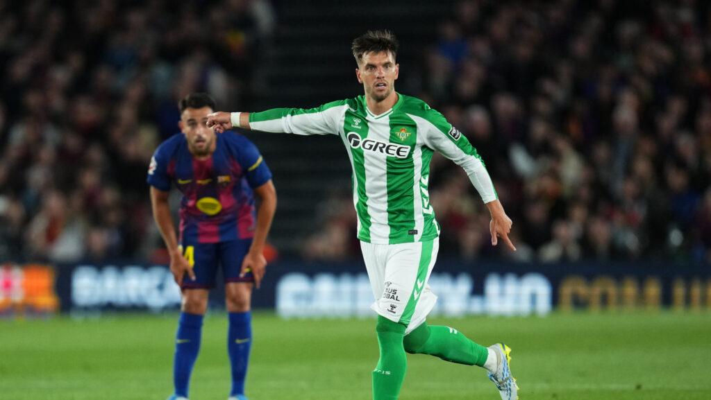 Giovani Lo Celso of Real Betis during the La Liga EA Sports match between FC Barcelona and Real Betis played at Spotify Camp Nou Stadium on 17 May 2026 in Barcelona, Spain. (Photo by Bagu Blanco / PRESSINPHOTO)
2026.05.17 Barcelona
pilka nozna liga hiszpanska
FC Barcelona - Real Betis Sewilla
Foto pressinphoto/SIPA USA/PressFocus

!!! POLAND ONLY !!!