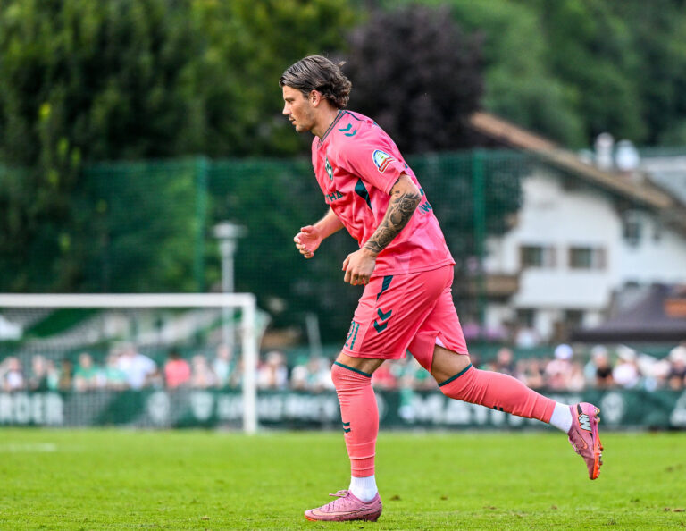 22.07.2026, AUT, Fußball, Herren, 1. Bundesliga, FSP, Saison 2026/2027, Zell am Ziller, SV Werder Bremen vs Fagiano Okayama Dawid Kownacki Werder Bremen, 21 Zell am Ziller Parkstadion Tirol Österreich *** July 22, 2026, Austria, Soccer, Men s, 1. Bundesliga, FSP, 20262027 Season, Zell am Ziller, SV Werder Bremen vs. Fagiano Okayama, Dawid Kownacki Werder Bremen, 21, Zell am Ziller Parkstadion, Tyrol, Austria Copyright: xNordphotox/xHafnerx
2026.07.22 Zell am Ziller
pilka nozna , sparing mecz towarzyski
Werder Brema - Fagiano Okayama
Foto IMAGO/PressFocus

!!! POLAND ONLY !!!