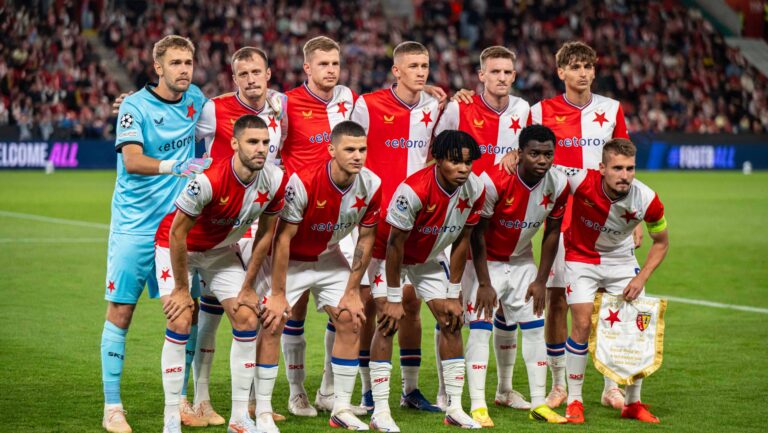 Sk Slavia Praha team during UEFA Champions league match, SK Slavia Praha - RC Lens , 10 september 2026, Fortuna Arena, Praha, Czech republic Copyright: xMICHALxFAJT,ZOSPORTU.SKx MAR_1642
2026.09.10 Praga
pilka nozna , Liga Mistrzow
SK Slavia Praga - RC Lens
Foto IMAGO/PressFocus

!!! POLAND ONLY !!!
