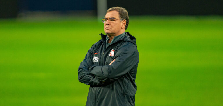 Jan Urban seen during Official press conference, PK, Pressekonferenz PK, Pressekonferenz and training of Poland National football team before Nations League MD 2 game against Sweden Kazimierz Koper/Ball Raw Images Solna Strawberry Arena Sweden Copyright: xKazimierzxKoperx KAZ_SEvPOL_MD1-13
2026.09.27 Solna
pilka nozna , Liga Narodow UEFA
Przygotowania do meczu Szwecja - Polska
Foto IMAGO/PressFocus

!!! POLAND ONLY !!!