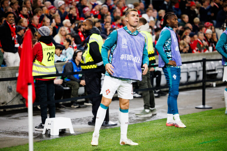 Norway v Portugal, UEFA Nations League, Oslo, Norway Oslo, Norway. 27th, September 2026. Cristiano Ronaldo of Portugal seen warming up during the UEFA Nations League match between Norway and Portugal at Ullevaal Stadion in Oslo. Norway, Oslo, Ullevaal Stadion PUBLICATIONxNOTxINxDENxNORxFINxBEL Copyright: xGonzalesxPhoto/KetilxMartinsenx
2026.09.27 Oslo
pilka nozna , Liga Narodow UEFA
Norwegia - Portugalia
Foto IMAGO/PressFocus

!!! POLAND ONLY !!!