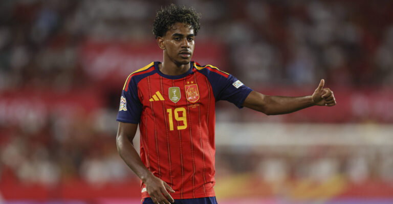 NED: Spain v Croatia. UEFA Nations League. Matchday 2. Lamine Yamal of Spain during Spain v Croatia UEFA Nations League match at La Cartuja Stadium on September 29, 2026 in Sevilla, Spain. kpng Copyright: xAntonioxPozox/xPRESSINPHOTOx AP_2627_ESP_CRO_244
2026.09.29 Sewilla
pilka nozna liga narodow UEFA
Hiszpania - Chorwacja
Foto IMAGO/PressFocus

!!! POLAND ONLY !!!