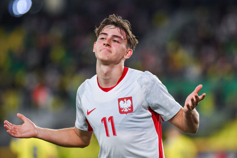 2026.09.30 Katowice
Pilka nozna Reprezentacja Polski U21 Eliminacje Mistrzostw Europy U-21 Sezon 2026/2027
Polska U-21 - Szwecja U-21
N/z Bartosz Mazurek, radosc, radosc po golu, radosc po bramce
Foto Marcin Bulanda / PressFocus

2026.09.30 Katowice
Football Polish National Team U21 UEFA EURO 2027 Qualifying Season 2026/2027
Polska U-21 - Szwecja U-21
Bartosz Mazurek, radosc, radosc po golu, radosc po bramce
Credit: Marcin Bulanda / PressFocus