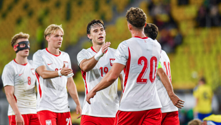 2026.09.30 Katowice
Pilka nozna Reprezentacja Polski U21 Eliminacje Mistrzostw Europy U-21 Sezon 2026/2027
Polska U-21 - Szwecja U-21
N/z Marcel Krajewski, Daniel Bak, radosc, radosc po golu, radosc po bramce
Foto Marcin Bulanda / PressFocus

2026.09.30 Katowice
Football Polish National Team U21 UEFA EURO 2027 Qualifying Season 2026/2027
Polska U-21 - Szwecja U-21
Marcel Krajewski, Daniel Bak, radosc, radosc po golu, radosc po bramce
Credit: Marcin Bulanda / PressFocus