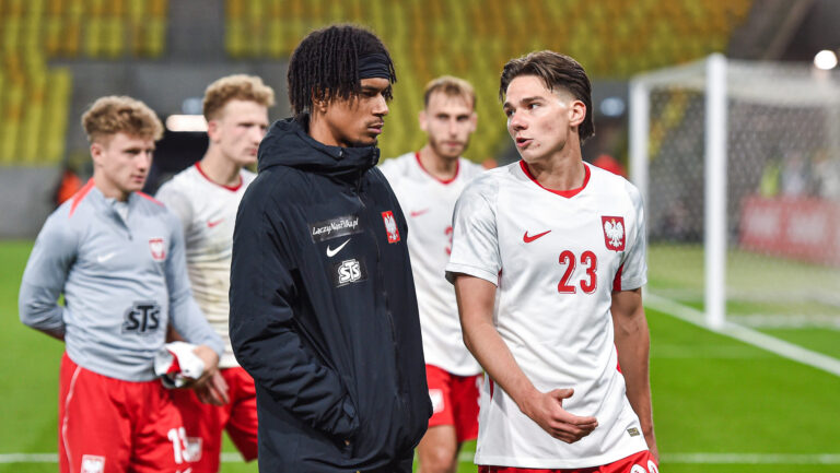 2026.09.30 Katowice
Pilka nozna Reprezentacja Polski U21 Eliminacje Mistrzostw Europy U-21 Sezon 2026/2027
Polska U-21 - Szwecja U-21
N/z Maximilian Oyedele, Dariusz Stalmach
Foto Marcin Bulanda / PressFocus

2026.09.30 Katowice
Football Polish National Team U21 UEFA EURO 2027 Qualifying Season 2026/2027
Polska U-21 - Szwecja U-21
Maximilian Oyedele, Dariusz Stalmach
Credit: Marcin Bulanda / PressFocus