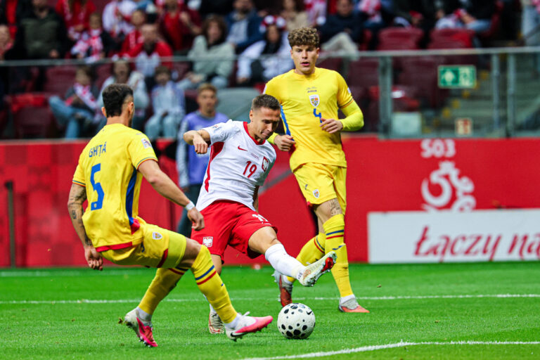 2026.10.02 Warszawa
pilka nozna UEFA Liga Narodow
Polska - Rumunia
N/z bramka gol radosc na 3-0 Przemyslaw Frankowski
Foto Pawel Andrachiewicz / PressFocus

2026.10.02 Warsaw
Football - UEFA Nations League
Poland - Romania
bramka gol radosc na 3-0 Przemyslaw Frankowski
Credit: Pawel Andrachiewicz / PressFocus