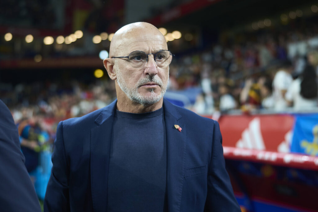 Spain - Czech Republic - UEFA Nations League 2026/27 OVIEDO, SPAIN - OCTOBER 3: Luis de la Fuente, Head Coach of Spain looks on prior to the UEFA Nations League 2026/27 group phase match between Spain and Czech Republic at the Carlos Tartiere Stadium on October 3, 2026 in Oviedo, Spain. Photo by Diego Simon/Photo Players Images/Magara Press Oviedo Carlos Tartiere Espana Copyright: xDiegoxSimonx
2026.10.03 Oviedo
pilka nozna liga narodow
Hiszpania - Czechy
Foto IMAGO/PressFocus

!!! POLAND ONLY !!!