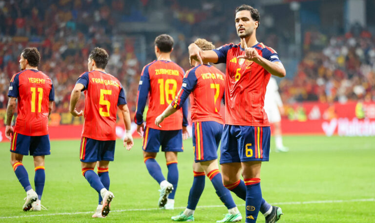 3rd October 2026 Carlos Tartiere Stadium, Oviedo, Spain UEFA Nations League Football, Spain versus Czech Republic Spain 6 Mikel Merino goal celebration to make the game 3-1 AmandaxMcMaster
2026.10.04 Oviedo
pilka nozna liga narodow
Hiszpania - Czechy
Foto IMAGO/PressFocus

!!! POLAND ONLY !!!
