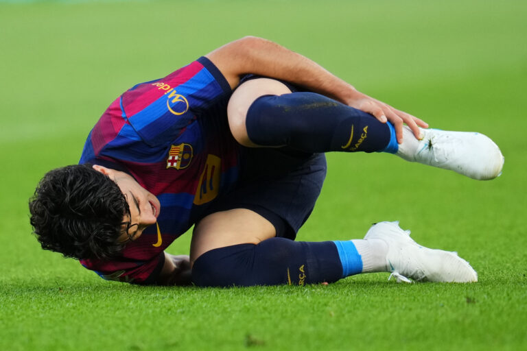 Xavi Espart of FC Barcelona during the La Liga EA Sports match between FC Barcelona and Getafe CF played at Spotify Camp Nou Stadium on 10 Oct 2026 in Barcelona, Spain. (Photo by Bagu Blanco / PRESSINPHOTO)
2026.10.10 Barcelona
pilka nozna ligahiszpanska
FC Barcelona - Getafe CF
Foto pressinphoto/SIPA USA/PressFocus

!!! POLAND ONLY !!!