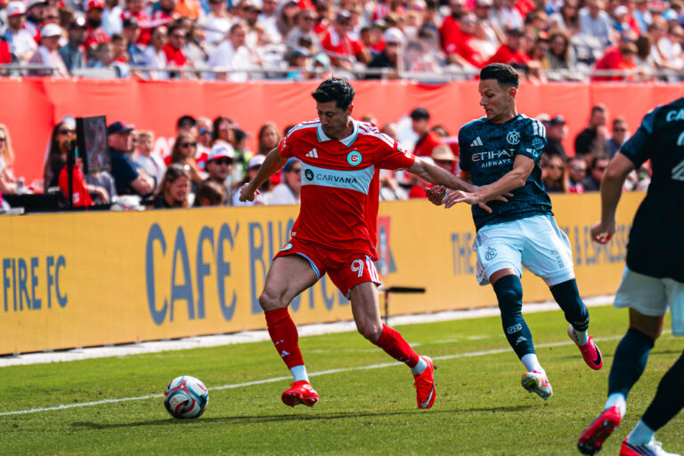 Chicago Fire Forward Robert Lewandowski (9) controls the ball during the match between Chicago Fire FC and New York City FC at Soldier Field in Chicago, IL on October 10th, 2026. (Photo by Marcus Nichols/Sipa USA)
2026.10.10 Chicago
pilka nozna liga amerykanska, MLS
Chicago Fire - New York City FC
Foto Marcus Nichols/SIPA USA/PressFocus

!!! POLAND ONLY !!!