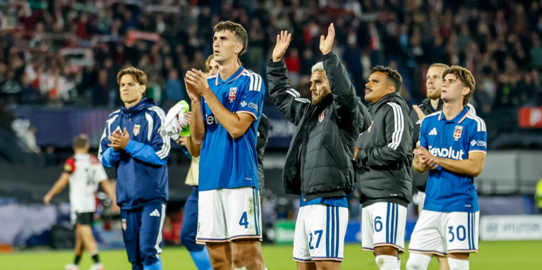 ROTTERDAM, NETHERLANDS - OCTOBER 14: Jacobo Ramon of Como, Yan Couto of Como, Luis Milla of Como, Mattia Liberali of Como are disappointed about the lose during the UEFA Champions League 2026/27 League Phase MD2 match between Feyenoord and Como 1907 at De Kuip on October 14, 2026 in Rotterdam, Netherlands. (Photo by Dijks Media/MB Media)
2026.10.14 Rotterdam
Pilka nozna Liga Mistrzow
Feyenoord v Como 1907 - UEFA Champions League 2026/27 League Phase MD2
Foto Dijks Media/MB Media/PressFocus

!!! POLAND ONLY !!!