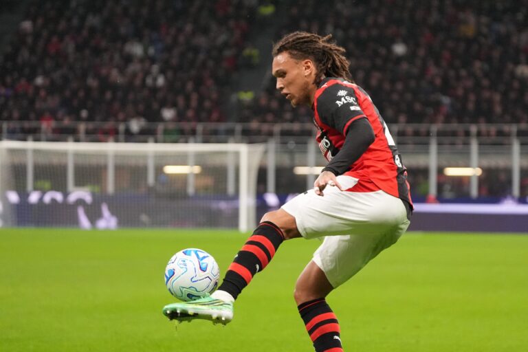 IPA89869836 - Diego Moreira, during the Italian Serie A soccer match between AC Milan and Atalanta BC at the Giuseppe Meazza Stadium in Milan, Italy, on October 18, 2026 (Photo by Alessio Morgese/IPA Sport/ipa-agency.net/Sipa USA)
2026.10.18 Mediolan
pilka nozna liga wloska
AC Milan - Atalanta Bergamo
Foto IPA/SIPA USA/PressFocus

!!! POLAND ONLY !!!