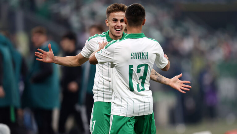 2026.10.18 Gdansk Pilka nozna Betclic 1 Liga sezon 2026/2027 Lechia Gdansk - Arka Gdynia N/z Kevin Dodaj gol bramka radosc Artur Shakh Foto Piotr Matusewicz / PressFocus

2026.10.18 Gdansk
Football Betclic 1 Liga season 2026/2027 
Lechia Gdansk - Arka Gdynia 
Kevin Dodaj gol bramka radosc Artur Shakh 
Credit: Piotr Matusewicz / PressFocus