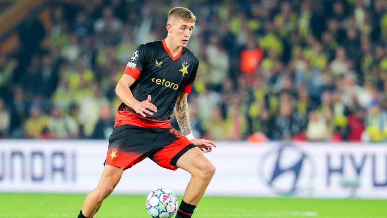 2026-10-20 Fenerbahce SK v SK Slavia Praha - UEFA Champions League 2026/27 League Phase MD3 ISTANBUL, TURKEY - OCTOBER 20: Wiktor Nowak of SK Slavia Praha during the UEFA Champions League 2026/27 League Phase MD3 match between Fenerbahce SK and SK Slavia Praha at Ulker Sukru Saracoglu Stadium on October 20, 2026 in Istanbul, Turkey. Photo by BSR Agency Istanbul Turkey Content not available for redistribution in The Netherlands directly or indirectly through any third parties. Copyright: xBSRxAgencyx
2026.10.20 Stambul
pilka nozna liga mistrzow
Fenerbahce Stambul - SK Slavia Praga
Foto IMAGO/PressFocus

!!! POLAND ONLY !!!