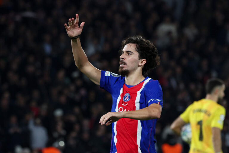 Joie - But de Vitinha (Paris Saint Germain) - Photo : Michael Baucher/Michael Baucher / Psnewz/ SIPA /00333089_0102/Credit:PSNEWZ/SIPA/2610210105
2026.10.20 Paryz
pilka nozna liga mistrzow
PSG - FC Barcelona

Foto PSNEWZ/SIPA/PressFocus

!!! POLAND ONLY !!!
