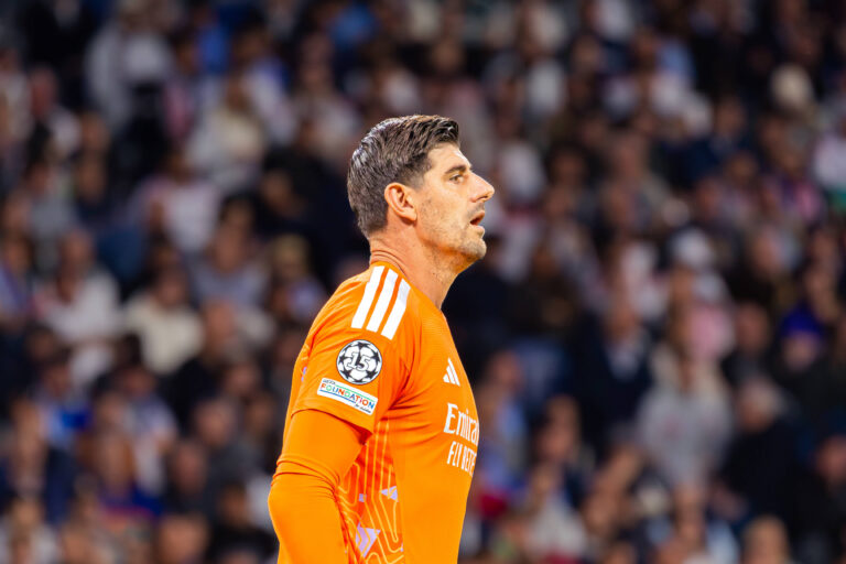 Fussball : UEFA Champions League, Ligaphase, 3. Spieltag, 21.10.2026, Real Madrid vs RB Leipzig, Santiago Bernabeu Madrid : Thibaut Courtois Real Madrid, 1 Portraitfoto, Portrait, Einzelaufnahme, Porträt *** Soccer: UEFA Champions League, Group Stage, Matchday 3, October 21, 2026, Real Madrid vs. RB Leipzig, Santiago Bernabéu, Madrid Thibaut Courtois, Real Madrid 1 portrait photo, portrait, individual shot, portrait Copyright: xMichellexLukax
2026.10.21 Madryt
pilka nozna , Liga Mistrzow
Real Madryt - RB Lipsk
Foto IMAGO/PressFocus

!!! POLAND ONLY !!!