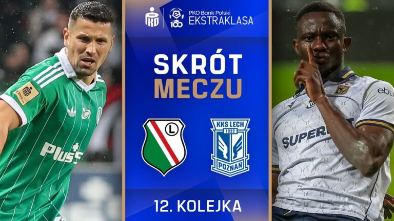 SKRÓT MECZU: Legia Warszawa 1:2 Lech Poznań