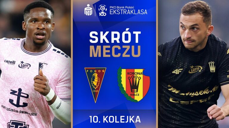 SKRÓT MECZU: Pogoń Szczecin 2:0 Korona Kielce