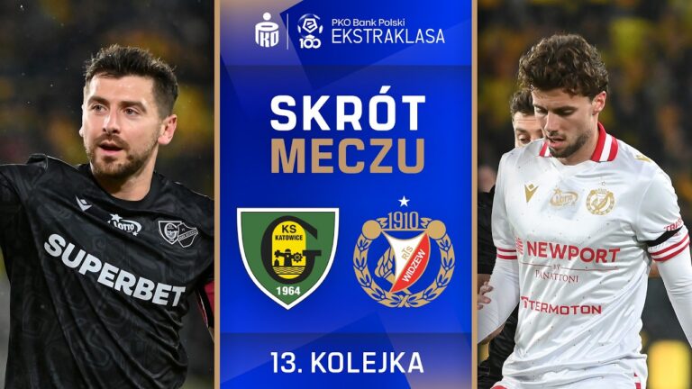 SKRÓT MECZU: GKS Katowice 3:2 Widzew Łódź
