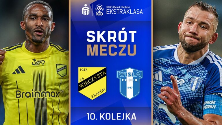 SKRÓT MECZU: Wieczysta Kraków 3:0 Wisła Płock [WIDEO]