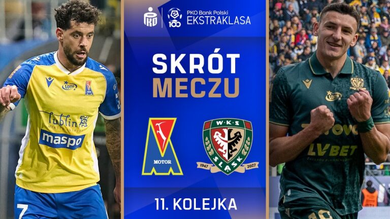 SKRÓT MECZU: Motor Lublin 3:2 Śląsk Wrocław