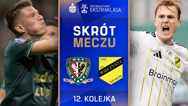 SKRÓT MECZU: Śląsk Wrocław 2:0 Wieczysta Kraków